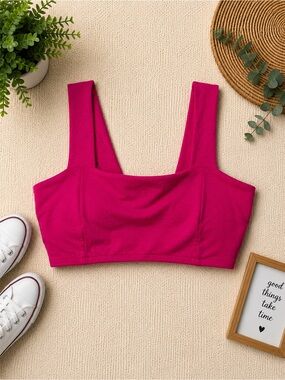 Old Navy Bandeau Bralette - Bright Fuchsia